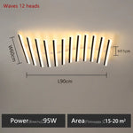 luminaire led moderne noir blanc minimaliste barreaux lisses opaques semi encastré