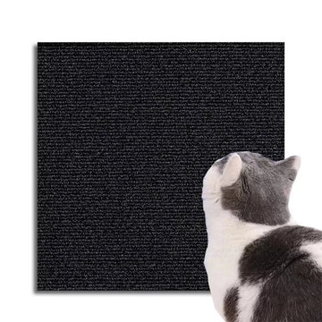 tapis grattage chat feutre gris adhésif protection canapé meuble intérieur anti griffures découpable moderne
