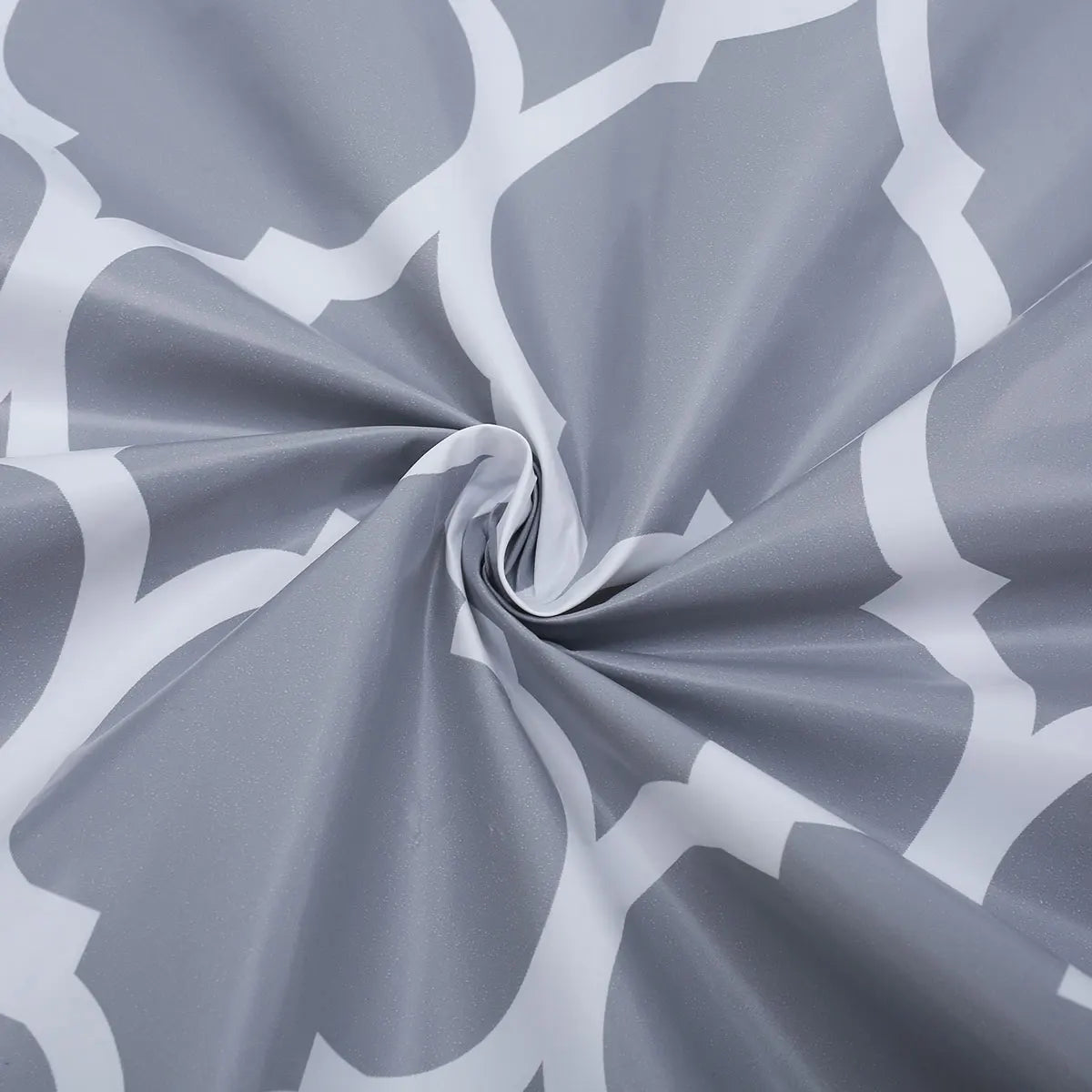 nappe table élégante imperméable pvc feuilles blanches bleu clair 90cm 110cm 140cm elasticée moderne