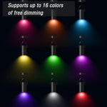 ampoules led rgb blanc multicolore transparentes modernes télécommande e27 e14 gu10