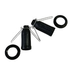 embouts lampe e14 noir blanc clip ressort lampholder cristal classique bague serrage fixations lampe