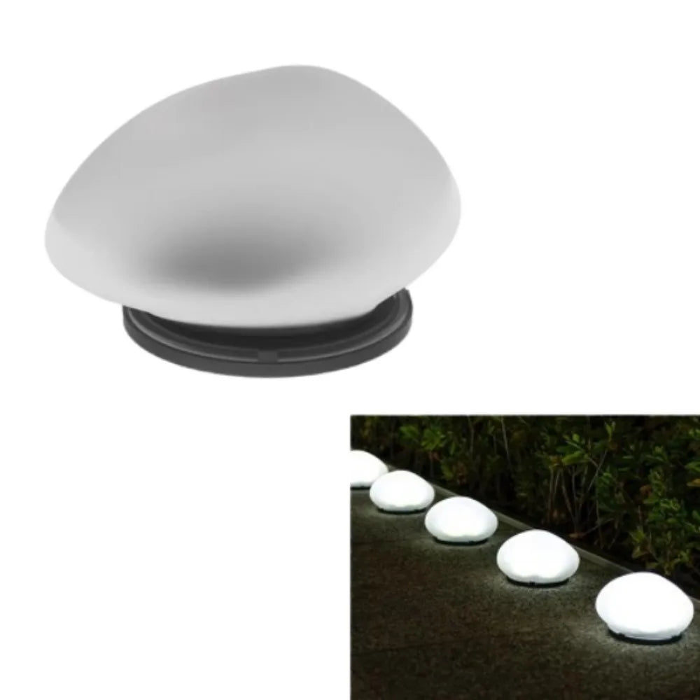 lampe solaire extérieure galet luminescence rouge jaune rose bleu blanc decorative moderne