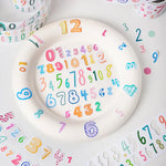 ruban adhésif multicolore numéros géométriques décoratif scrapbooking journal téléphone agenda