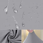 housse chaise gris moderne adhésive imperméable lavable polyester chambre coucher salon