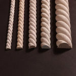 corde torsadée bois sculptée vintage classique non peinte beige clair décoration meuble architectureintérieur