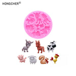 moule gâteau silicone animaux rose décoration cake chocolat cookies modernes enfants