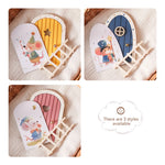 décoration murale enfantine porte souris festive étoiles bois boîte cadeau chambre bébé