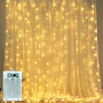 guirlande lumineuse led blanc moderne 3m 3m 300 led points lumineux auto batterie non
