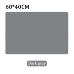 tapis table silicone opaque moderne 60x40cm 40x30cm vert jaune gris bleu