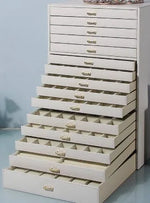 coffret bijoux moderne simili cuir noir blanc vert compartiments poignées dorées stockage sécurité