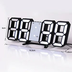 horloge numérique LED pliable horloge murale moderne minimaliste affichage numérique décoration chambre coucher