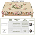 nappe table imperméable fleur rose feuilles classique beige marron dentelle adhésive mariageextérieur