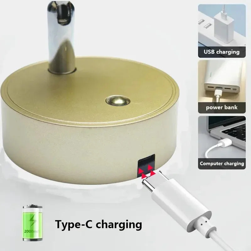 lampe mur or moderne adhésive rechargeable flux lumineux 60 249 brillante double adhésif