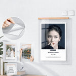 panneau acrylique transparent moderne clips cadre photo a4 a5 a6 horizontal vertical decoration intérieure
