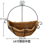 pots fleurs suspendus coir noir marron chaînes métalliques moderne minimaliste jardinintérieur