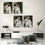 affiches modernes minimalistes personnalisables famille animaux paysages couleurs vives cadre mural decoration intérieure