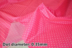 tissu imprimé imperméable motif points blancs coton bricolage couture décoration intérieur multi couleur