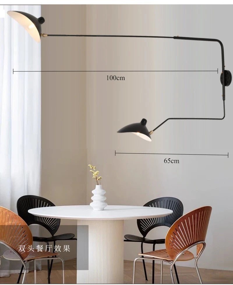 luminaire industriel suspension murale moderne abatjour opaque couleur noir argent doré