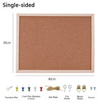 tableau decoratif bois liège panneau mural photos punaises corde modernes minimalistes