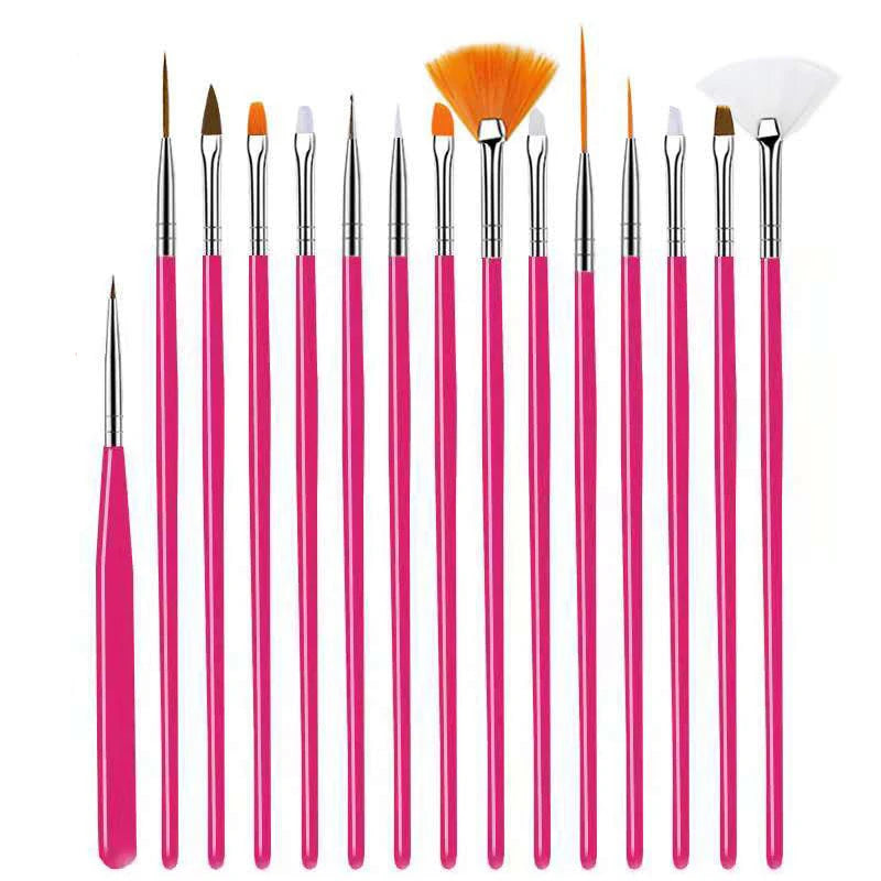 pinceaux outils modelage pâte modeler pâtisserie décoration gâteau plastique couleur assortie