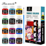 peintures acryliques 12 couleurs bleu vert rouge jaune noir violet modernes toile verre papier