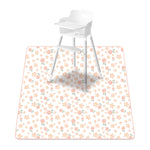 tapis imperméable anti dérapant blanc bleu orange vert motif tracteurs dinosaures moderne enfant