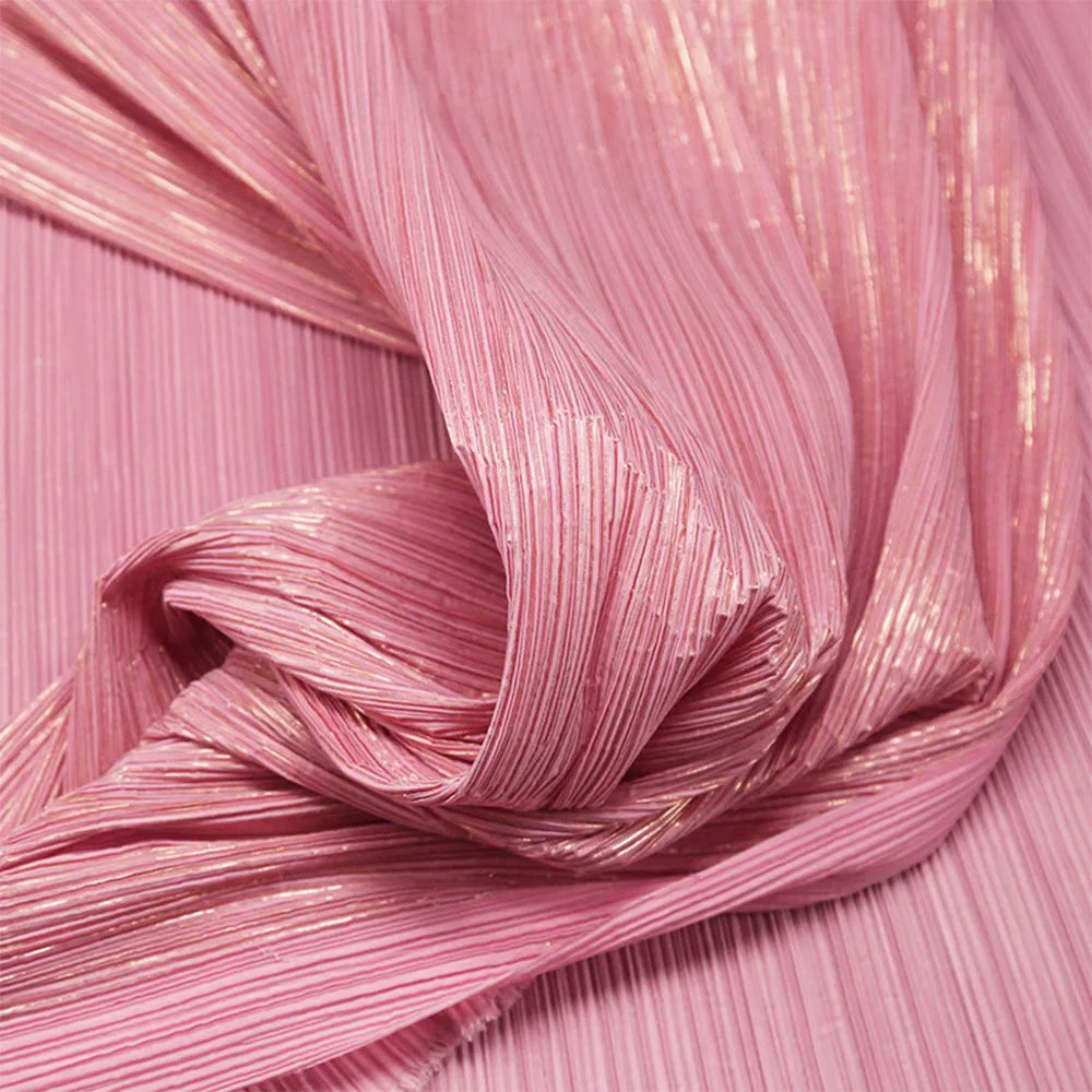tissu plissé papier rayures horizontales bleu blanc orange rose artisanal texturé décoration mariage présentation