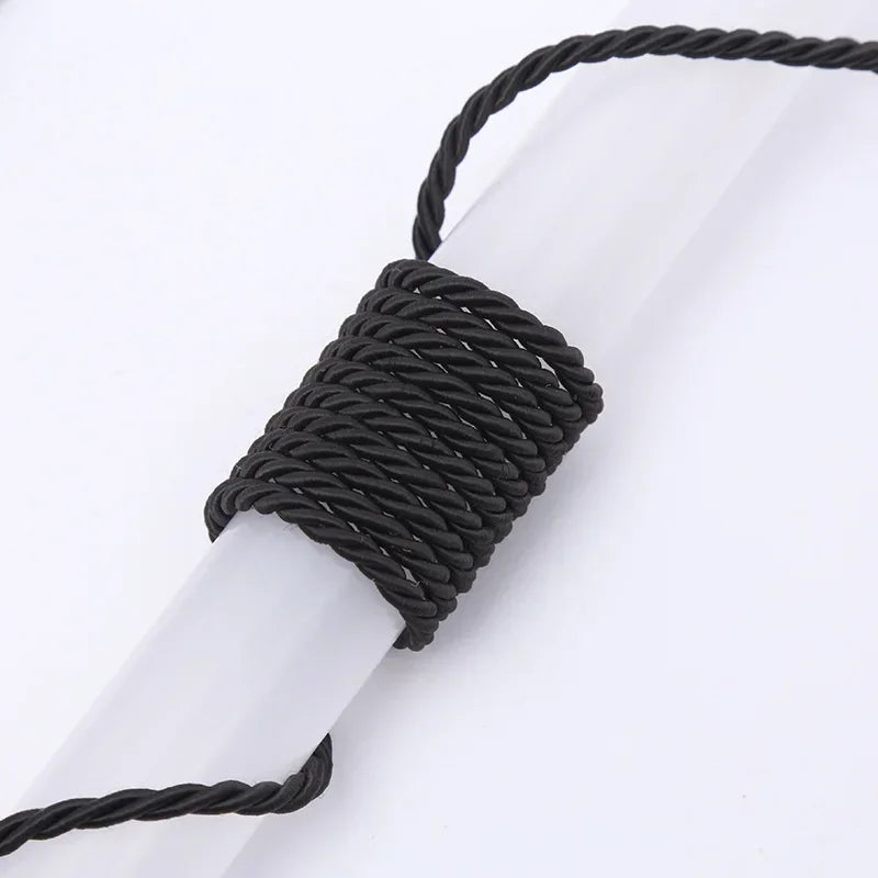 corde torsadée polyester 5mm décoration artisanale textile maison bricolage moderne