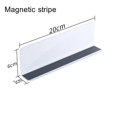 séparateurs étagères magnétiques transparents plastique pvc réutilisables modernes pièces salon respectueux environnement