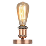 support ampoule vintage or cuivre noir moderne inclusion vis écrous câbles bronze golden