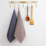 serviettes cuisine ultra douces coton beige gris blanc modernes absorbantes maison cuisine