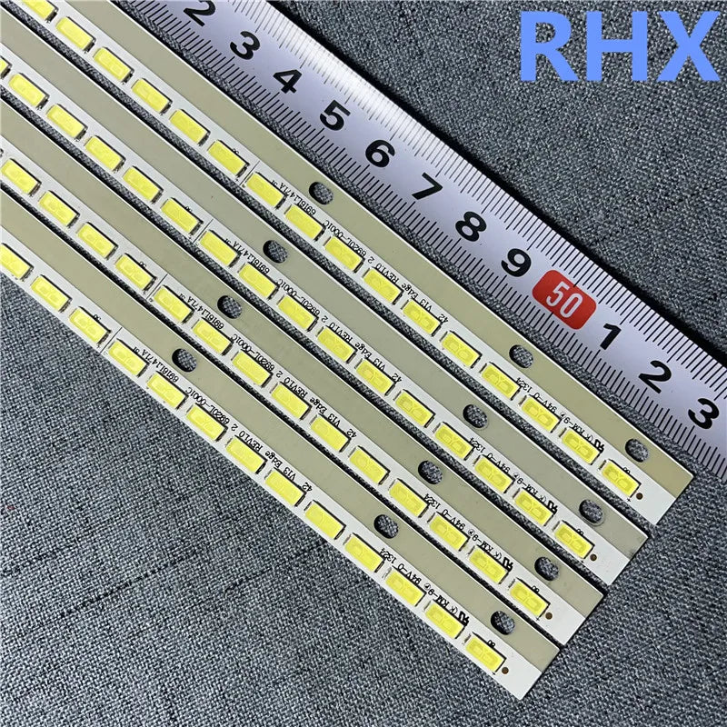 bande led blanc jaune moderne ligne droite points noirs 203mm 50mm 100%neuf 2pcs
