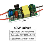 circuit intégré électronique moderne 60w 300ma 50v cc led vert jaune bleu rouge composants