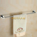 barre porte serviettes mural cuivre chrome crochet serviette motif floral moderne minimaliste