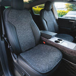 coussin siège tissu lin couvre revêtement arrière clips gris moderne protection voiture