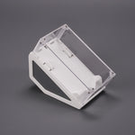 support souris transparent moderne clips ventilation jeu acrylique minimaliste đen trắng