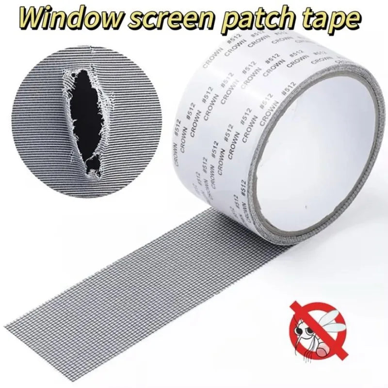 ruban moustiquaire adhésif réparation écran fenêtre porte anti moustiques patch réparation trous self adhesive