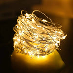 guirlande lumineuse led fil cuivre decoration noel mariage chambre decoration interieure ambiance douce blanche