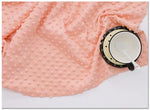 tissu coton imprimé petits points blanc bleu clair rose pâle gris doux biodegradable 150x50cm