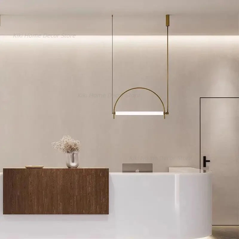 lampe suspendue or blanc moderne minimaliste brillants 6000k 3000k 2000 82000lm 90 260v