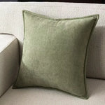 taies d'oreillers carrées velours moderne marron beige orange opaques non toxiques 100% polyester