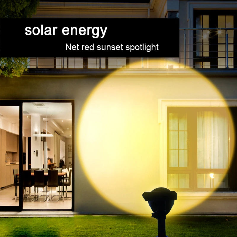 projecteurs solaires extérieurs modernes lampes led inserer sol ambre jaune blanc minimaliste ip65
