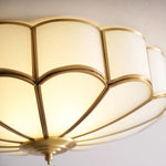 plafonnier led moderne cuivre blanc doré ressort coquillage lumières 90 260v e27