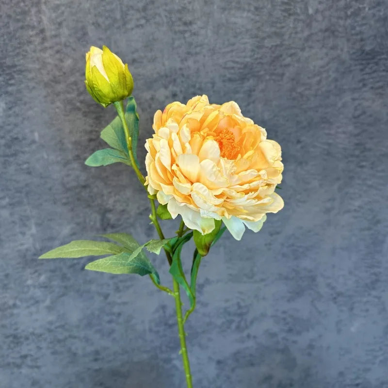 décoration mariage bouquet artificiel pivoine rose blanc naturelintérieur