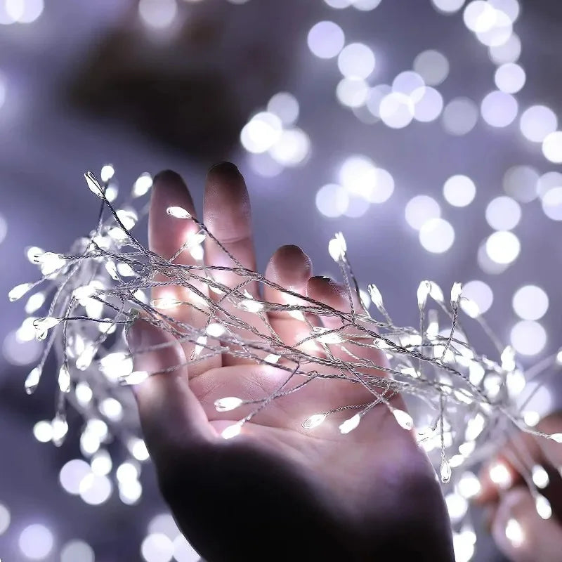 guirlande lumineuse led blanc effets multicolores télécommande noël décoration intérieure festive 3m 6m
