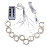 guirlande lumineuse usb blanc chaud multicolore moderne diy 300leds 200leds 100leds adaptable chambre festivités