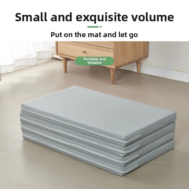 tapis pliable tissé noix coco gris clair bleu céladon moderne pratique