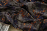 tissu imprimé floral vert gris rose blanc résistant intempéries polyester robe jupe coussin sac