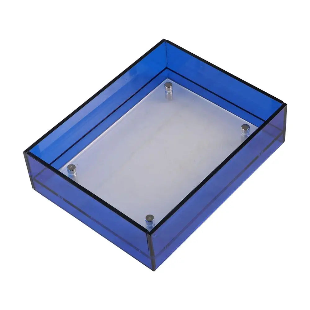 cadre photo carré acrylique transparent moderne suspension murale décoration intérieure