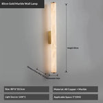 lampe murale moderne marbre blanc led 80cm haute qualité decorationintérieur